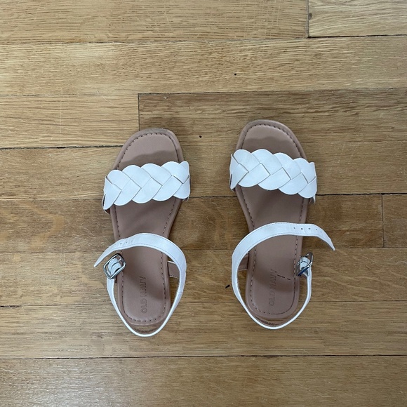 Old Navy White Dress Sandals - Picture 1 of 4
